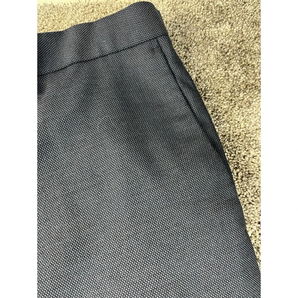 Banana Republic Pants Men 36x32 Dress Tailored Standard Fit Work Flat Front Blue